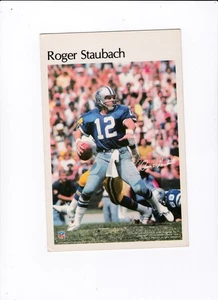 Mini póster Marketcom 1981 Roger Staubach 5,5 x 8,5 stock duro 47 de 50 - Imagen 1 de 2