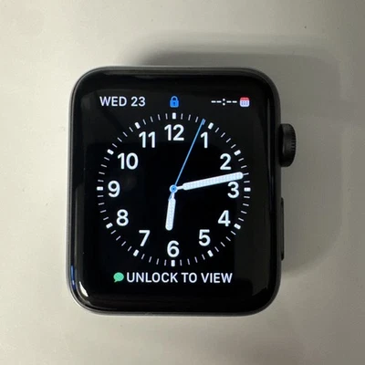 LOCKED Apple Watch Series 3 42mm Aluminum Case DEVICE/PASSCODE LOCKED - Image 1 of 4