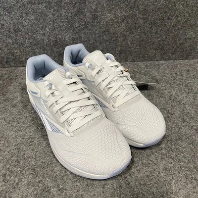 REEBOK Nano X4 Training Shoes Women's Size US 7 Moon/Soft Blue/White  - Image 1 of 4