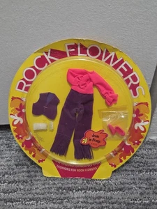 Rock Blumen Jeans im Fransen Outfit #4052 Vintage 1970 Mattel Carded SEALED Rarität - Bild 1 von 10