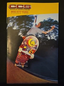 CCS California Cheap Skates Skateboard Catalog Summer 1999 Jason Adams - Foto 1 di 1