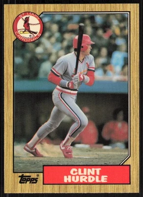 1987 Topps TIFFANY  #317 Clint Hurdle - Image 1 of 2