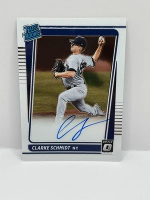 2021 Panini Donruss Optic - Rated Rookie Signatures Clarke Schmidt #RRS-CS  - Image 1 of 2