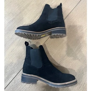 Kensie Chukka Chelsea Kunst-Wildleder-Stil Stiefelette schwarz Damengröße 9 - Bild 1 von 9