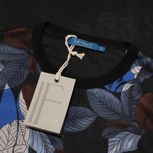 Italo Ferretti NWT Short Sleeve Crew Neck T-Shirt Size 3XL in Black 100% Cotton - Picture 1 of 8