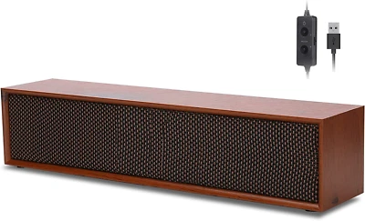 Cassa Portatile Bluetooth Altoparlante USB per Computer Laptop Gaming Smartphone - Immagine 1 di 4