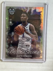 Justin Edwards 2023-24 Bowman Best University Masterpieces Refractor #BM-2 Card - Picture 1 of 2