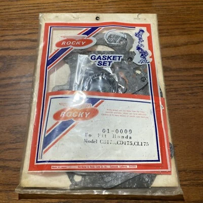 Kit conjunto de junta de motor Honda 1968-1973 CB175 CD175 CL175 SL175 ROCKY Japão - Imagem 1 de 4