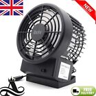Small Personal USB Fan Quiet Compact Desk Fan with Twin Powerful Turbo
