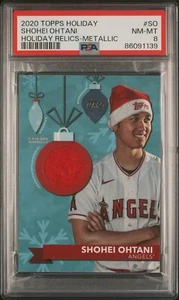 👑� Topps de béisbol 2020 Walmart Holiday Shohei Ohtani #WHHR-SO/75 reliquia raro anuncio de servicio público - Imagen 1 de 4