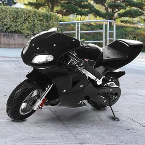 Kids 49cc 2-Stroke Mini Dirt Bike Pit Bike Gas Powered Off Road Motorcycle Black - Picture 1 of 13