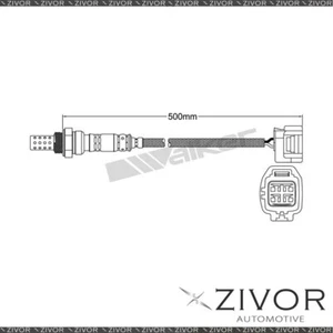 Post Catalytic Oxygen Sensor Right For Jaguar XF X250 4.2 S/Charged AJ34 8 Cyl - Picture 1 of 2