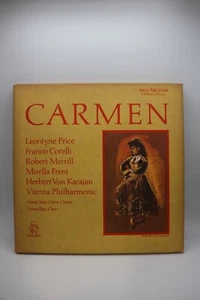 CARMEN RCA VICTOR RED SEAL 3 LP VINYL BOX SET w/BOOK VON KARAJAN LD 6164 - Picture 1 of 21