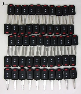 Lot x50 OEM Mitsubishi Keyless Entry Combo Key Remotes Mix OUCJ166N - Picture 1 of 2