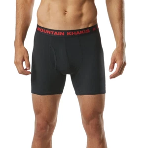 Mountain Khakis L79559 Men's Black Bison Boxer Brief Size Small - Picture 1 of 3