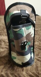 Camouflage belt clip storage bag Military 9" X 3" X 5 1/2"