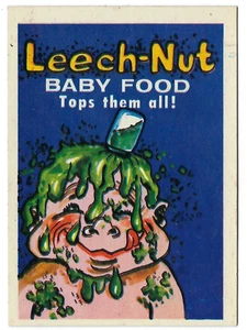 1960 Leaf Foney Ads MR. FONEY'S FUNNIES Card #2 LEECH-NUT BABY FOOD nm- - Picture 1 of 2