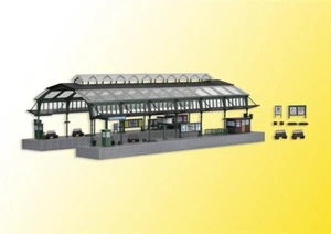 37760 Kibri N Gauge Kit of a Platform hall green - NEW - Picture 1 of 3