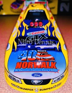 NHRA JOHN FORCE 1:24 Action NITRO Funny Car 40th NORWALK EXPERIENCE Diecast - Picture 1 of 6