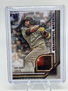2023 Topps Museum Collection Nelson Cruz Meaningful Materials MMR-NC /15 Padres