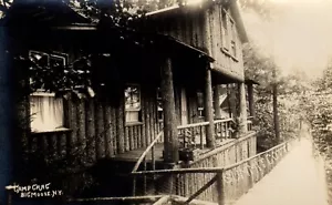 Vtg CAMP CRAG SUMMIT COTTAGE Moose Lake New York Adirondack RPPC Postcard - Picture 1 of 2