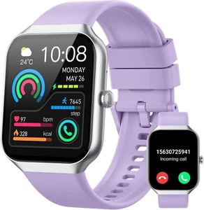 Montre Connectée HD Appel Bluetooth Etanche IP68 113+ Modes Sport Cardio Sommeil - Photo 1/8
