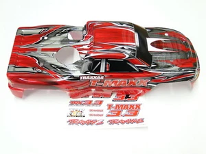 NEW TRAXXAS T-MAXX 3.3 Body Painted Red Supersized RX5R - Picture 1 of 3