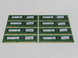 LOT OF 8X 8GB MICRON MT18JSF1G72AZ-1G9E1 2RX8 PC3-14900E DDR3 ECC SERVER RAM - Picture 1 of 3