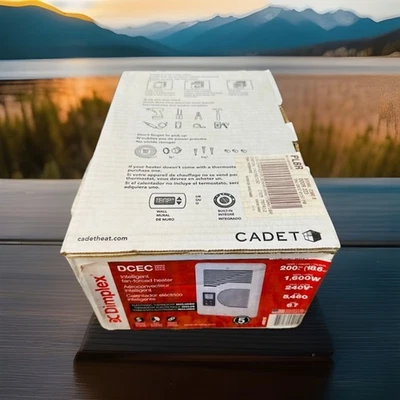 Calentador de pared eléctrico Cadet 1600 vatios 240 voltios Energy Plus 5215 CEC163TW - NUEVO - Foto 1 de 4