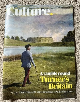 THE SUNDAY TIMES CULTURE MAGAZINE 20th April 2025 20/4/25 JMW Turner Turns 250 - Image 1 of 2