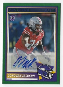 Panini Score 2025 #90 Donovan Jackson RC Rookies Signatures Auto Vert - Photo 1/2