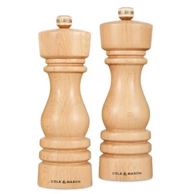 Cole & Mason - London Mills Natural Beech Gift Set 18cm - Image 1 of 4