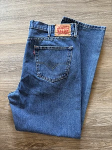 Men's Levis 550 Relaxed Fit 40x34 Medium Wash Denim Blue Jean 005504891 - Picture 1 of 15