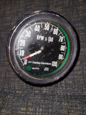 1974-1976 74-76 Harley Aermacchi OEM Tachometer Tach 92062-74P - Image 1 of 2