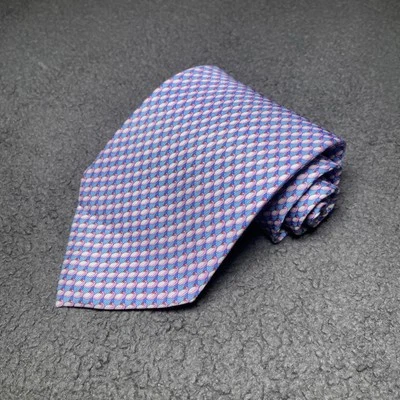 JOS. A. Corbata BANK Hombre 100% Seda ~ Colección Ejecutiva Periquito Pájaro Rosa Azul Foto 1 de 4