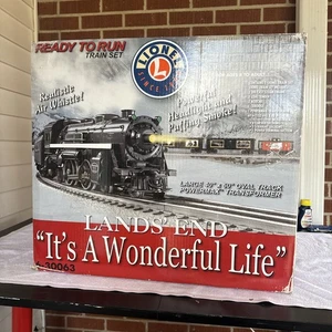 + Juego de motor de vapor Lionel 6-30063 calibre O Lands' End It's A Wonderful Life - Imagen 1 de 13