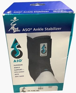 ASO Estabilizador de Tobillo Negro Medio Duradero Cómodo Soporte Especificaciones Med - Imagen 1 de 9