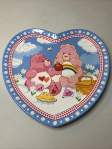 Vintage Care Bears Melamine Plate Heart Shaped Zak! Designs, 2004 - Picture 1 of 2