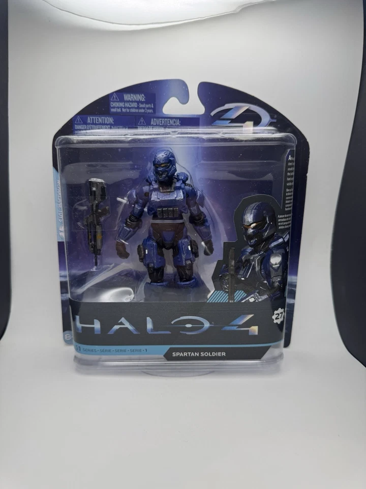 2012 McFarlane Toys Halo 4 Series 1 Blue Spartan Soldier 5" Action Figure 27