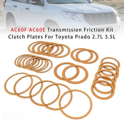 AC60F AC60E Transmission Friction Kit Clutch Plates For Toyota Prado 2.7L 3.5L - Image 1 of 4