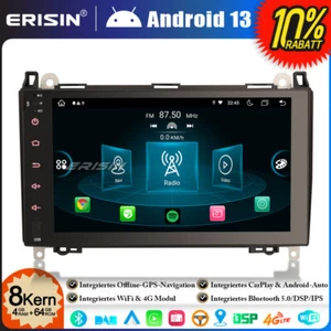 8-Kern 64GB Android 13 GPS Autoradio Mercedes A/B Klasse Sprinter Viano Crafter - Bild 1 von 24