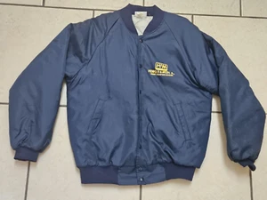 De Colección Hartwell Henkels & McCoy H&M Bombardero Chaqueta de Trabajo Abrigo Grande Azul Marino - Imagen 1 de 13