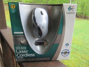 Logitech MX610 Laser Cordless Mouse New in Box - Picture 1 of 7
