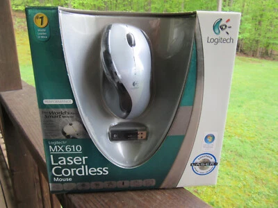 Logitech MX610 Laser Cordless Mouse NOS in Open Box - Image 1 of 4