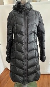 Abrigo acolchado de nieve de diseñador mediano de invierno para mujer Snowman New York usado en excelente estado - Imagen 1 de 20