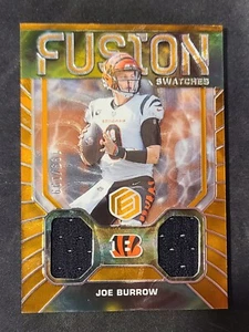 2022 Panini Elements Joe Burrow  Dual Relic Fusion Swatches 199/199 #FS-9 Bengal - Picture 1 of 3