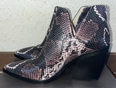 vince camuto GIGIETTA Mauve Multi Tricolor Snake US 11 women booties - Image 1 of 4