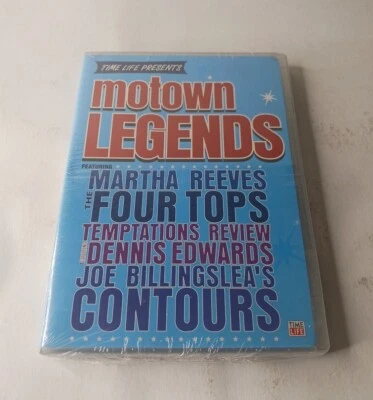 Time Life Motown Legends Martha Reeves Four Tops Temptations DVD 2005 NEW/SEALED Foto 1 de 2