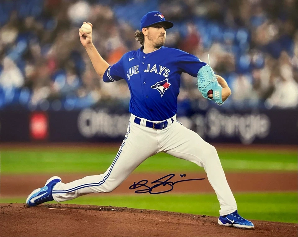 FOTO 11X14 AUTOGRAFIADA POR KEVIN GAUSMAN TORONTO BLUE JAYS Foto 1 de 1