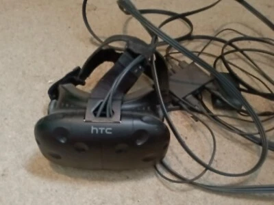 HTC Vive Virtual Reality Headset And Cords - Image 1 of 4